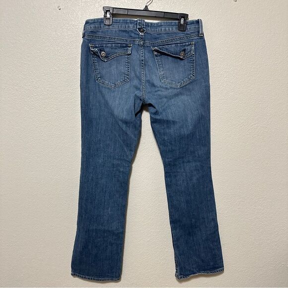 Vintage Old Navy Women’s, size 10 Bootcut Jeans, Button Flap Pockets Denim Pants - Picture 5 of 11